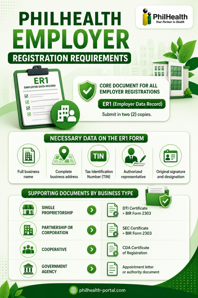 PhilHealth Employer Registration Requirements